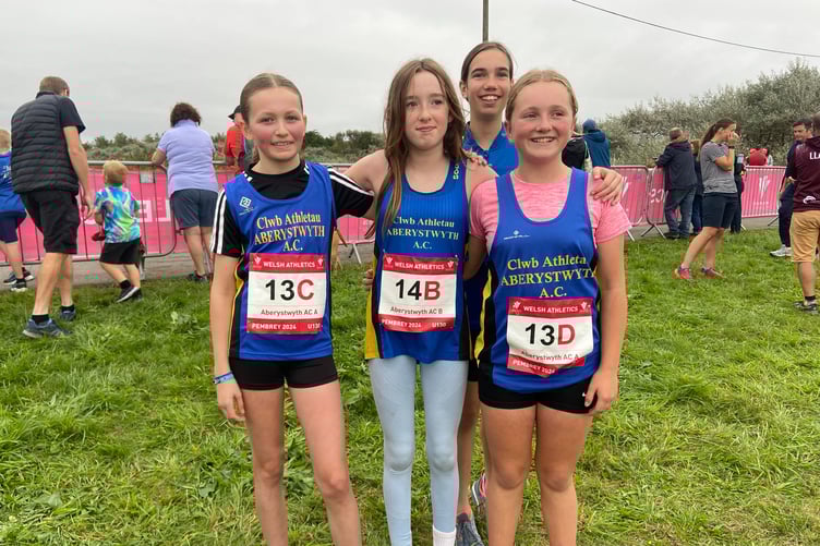 Llinos, Celyn, Rhiannon and Manon