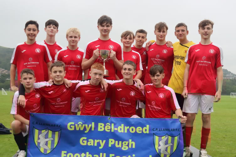 Under 15s runners up Penrhyn Dynamos