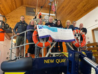 Channel swim raises vital funds for New Quay lifeboat