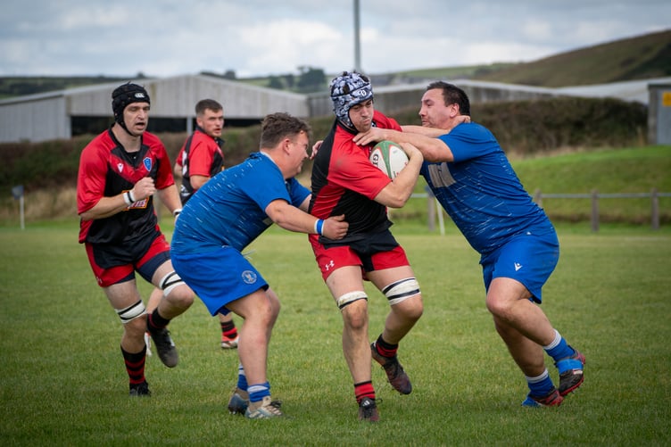 Gwylanod Aberaeron put up a good showing against Haverfordwest Development (Photo: Rhys Hafod Photography)