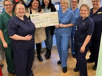 Family raise more than £4,000 for Bronglais Chemo Unit