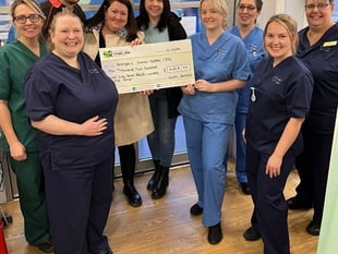 Family raise more than £4,000 for Bronglais Chemo Unit