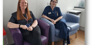 New seating for Bronglais children's ward