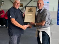Retired Pwllheli RNLI crew member recognised for long service 