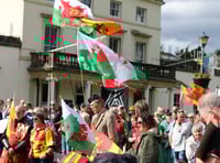 Hundreds say 'Wales is not for sale' at national rally in Machynlleth 