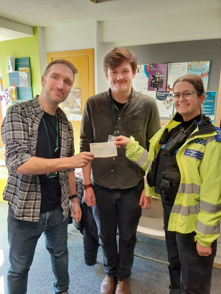 PCSO Katie from North Wales Police hosted a gaming evening with Penygroes Library. Photo: NWP Gwynedd North