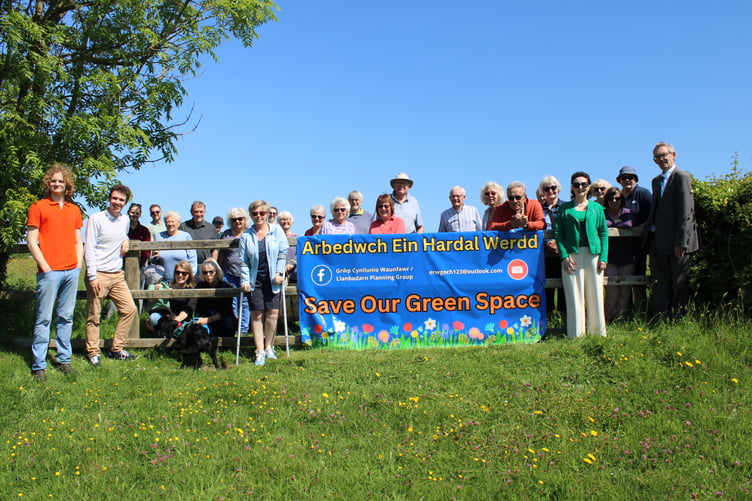 Friends of Erw Goch have battled for three years in a bid to secure village green status for Erw Goch field