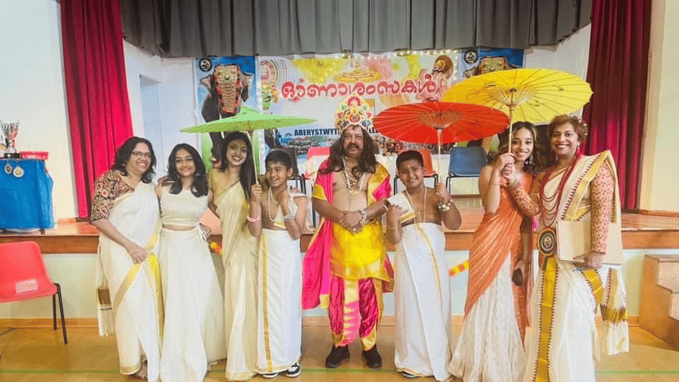 More than 200 people celebrate Kerala Onam harvest festival in Borth