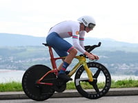 Josh Tarling finishes fourth at World Time Trial Championships