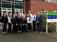Prif swyddogion newydd Ysgol Penweddig