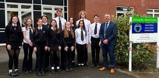Prif swyddogion newydd Ysgol Penweddig