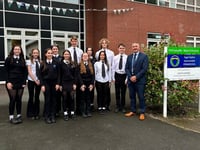 Prif swyddogion newydd Ysgol Penweddig