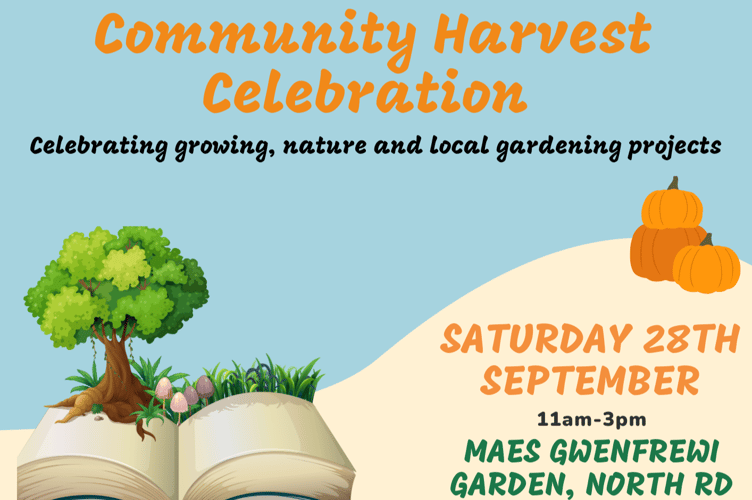A Community Harvest Celebration is coming to Aberystwyth this weekend