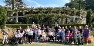 Gwynedd dementia group take part in fire service walk