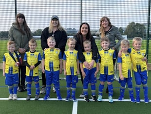 Teirw Ystwyth thank sponsors for first football kit