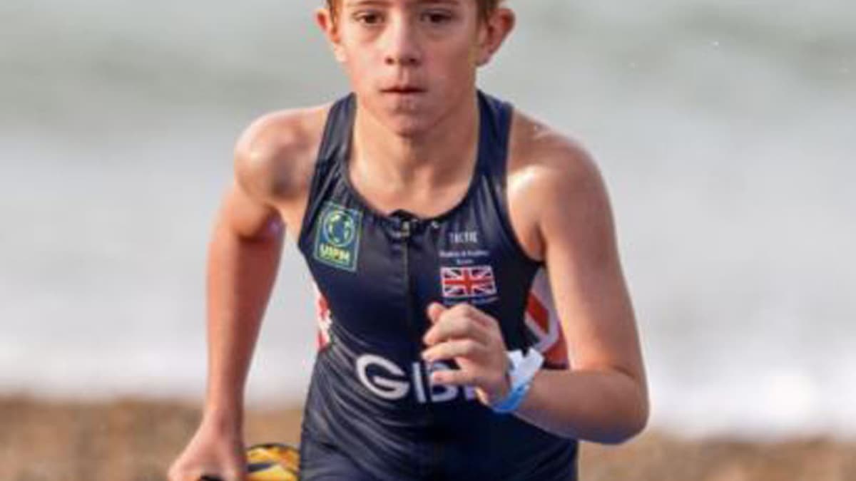 Sarn Helen athlete Dylan May finishes third in Junior Triathlon Series ...