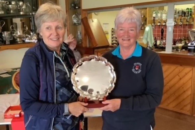 Maggie and Ann with the Best Nett Salver