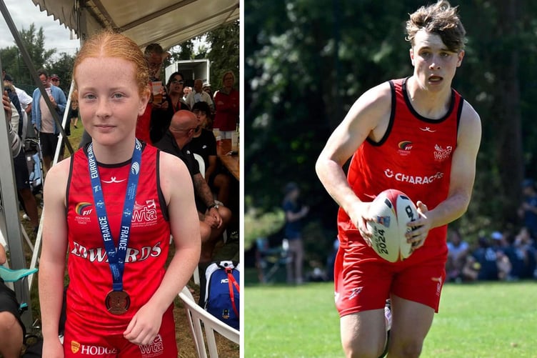 Medi Rogers and Osian Ayres have represented Wales