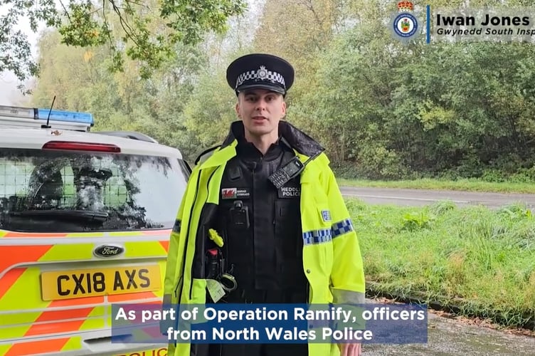 Inspector Iwan Jones. Photo: NWP Gwynedd South