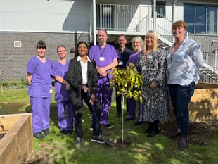 Top nurse plants tree to begin Aberystwyth wellbeing garden