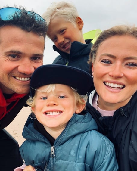 Andy, Finley, Danni and Oakey