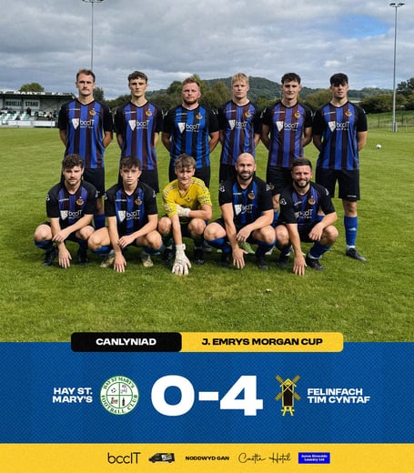 Felinfach beat Cardigan 4-0 to go top of the table