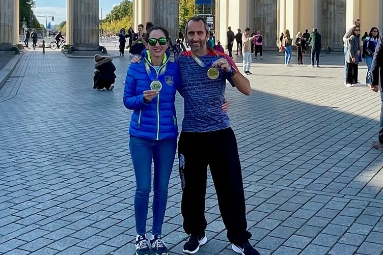Edd Land and Tracey Breedon in Berlin