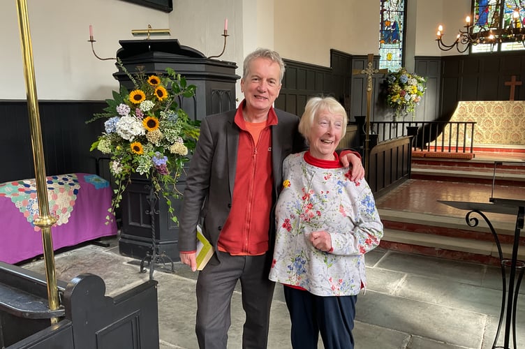 Frank Spencer and Alison Swanson