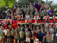 North Wales Fire Service help out in Gambia