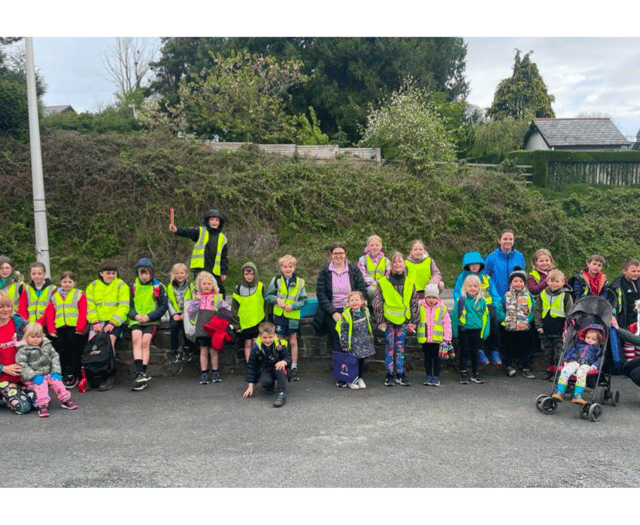 Capel Bangor pupils call for improved road safety