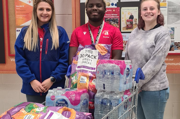 Tesco Aberystwyth helped out during Freshers' Week