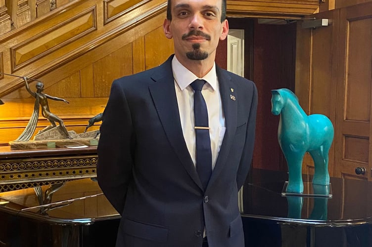 Chris Zefeiropoulos, Palé Hall’s new restaurant manager
