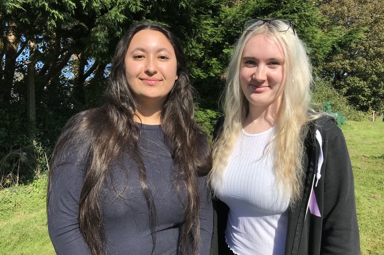 Chayika Jones (left) and Owena Williams