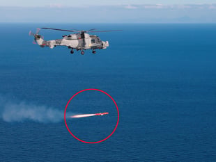 Navy helicopters to pack bigger punch thanks to Cardigan Bay tests