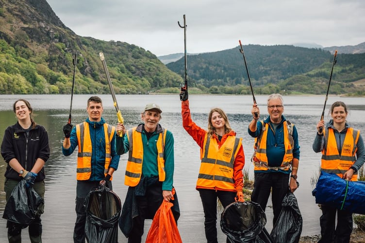 Some of the volunteers. Photo: Eryri National Park