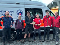 Aberglaslyn Mountain Rescue Team's thanks to allotment group