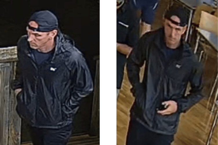 NWP Gwynedd South released these pictures of the man they are seeking