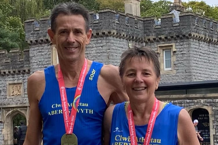 Paul Williams and Julie Williams at Cardiff