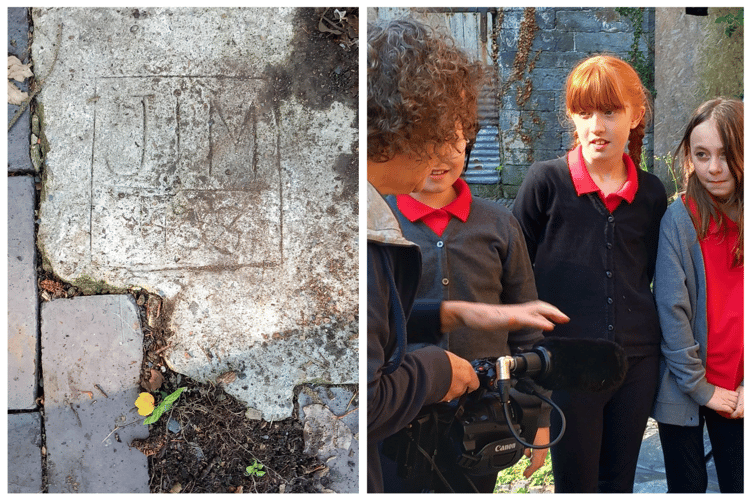 They discovered a stone that possibly recorded a dog, Jim, buried in 1938