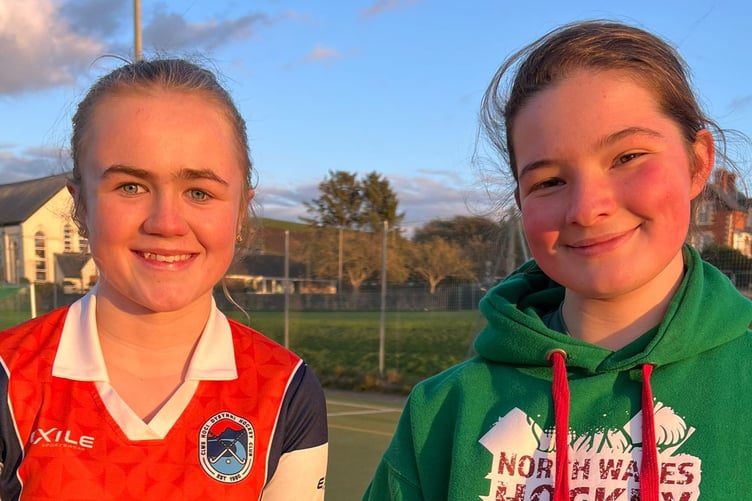 Young ambassadors Molly Hodges (left) and Alanna Fox