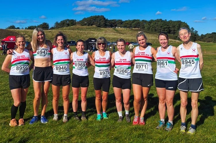 Sarn Helen ladies at Pembrey Country Park