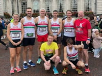 Sarn Helen runners take on Cardiff half marathon