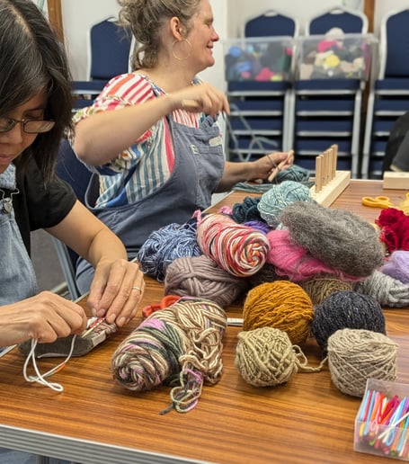 Carers at a Making and Writing Wellbeing Day