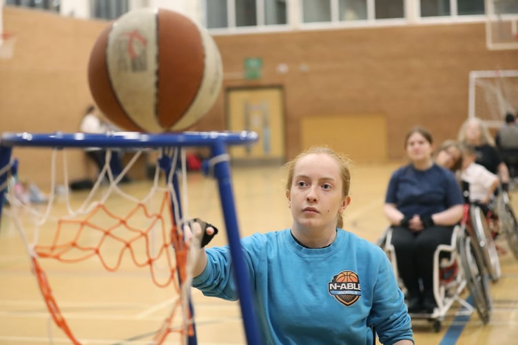 Wheelchair Basketball in Newtown.
Picture by Phil Blagg Photography.
PB178-2023
