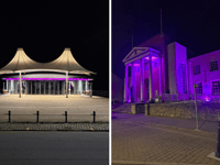 Aberystwyth landmarks will turn purple to mark World Polio Day