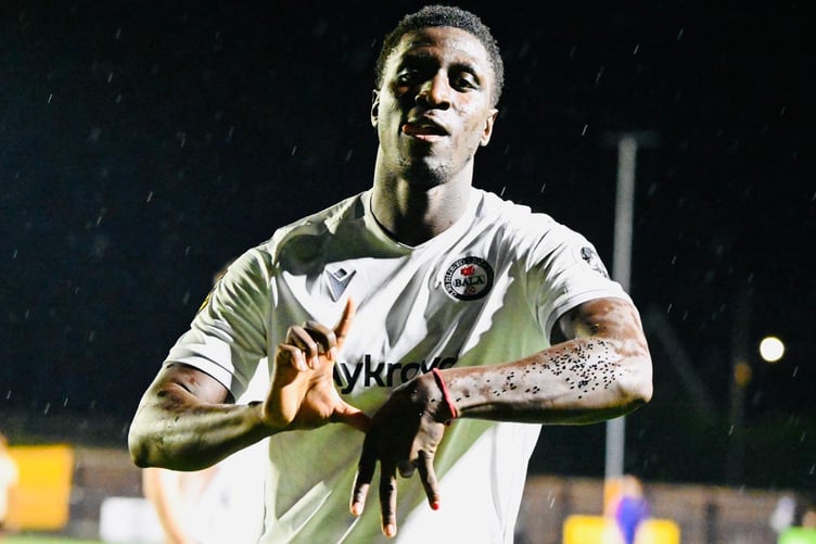 Bala hat-trick hero Lasanna Mendes (Photo: Luke Reynolds)