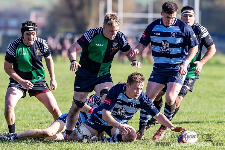 Aberystwyth won an entertaining game against Waunarlwydd (Photo: Colin Ewart)