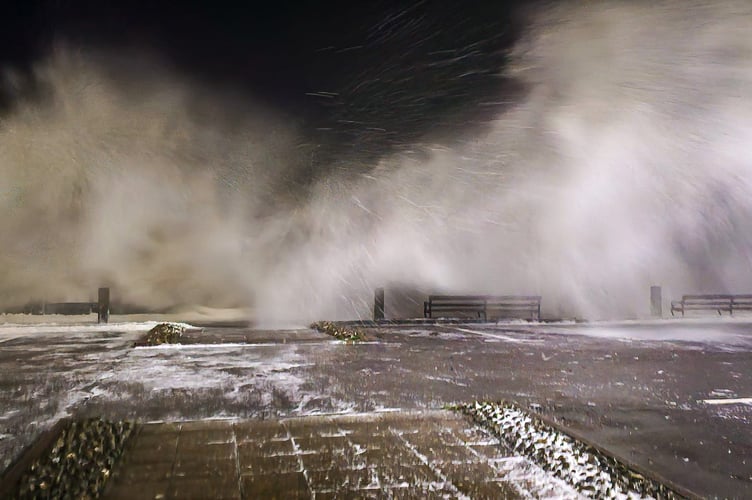 Stephen Griffiths' Tywyn storm pic