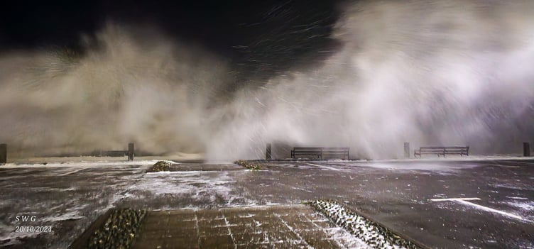 Stephen Griffiths' Tywyn storm pic
