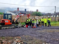 Turf-cutting ceremony marks start of council’s housing development